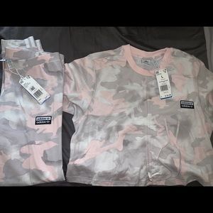Women’s camouflage adidas outfit